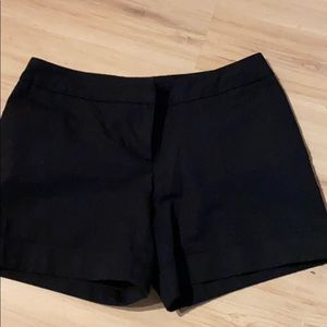 Black summer shorts